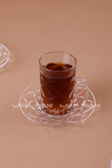12 Pcs Istikan Tea Cup & Saucer Set