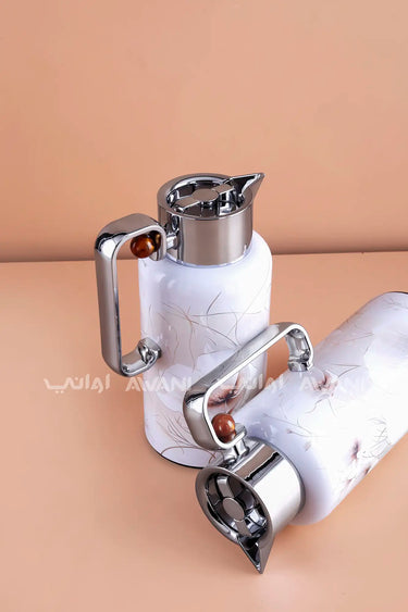 2-Piece Floral Stainless Steel Thermal  Set