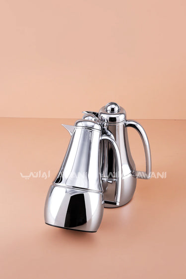 Full Silver Flask - 2 Pcs