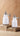 White Hammered Thermal Flask Set with Silver Handle (2 Pieces) – 0.75L & 1.0L