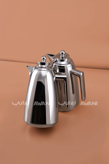 Vacuum Flask Set – 1L + 1L, Silver.