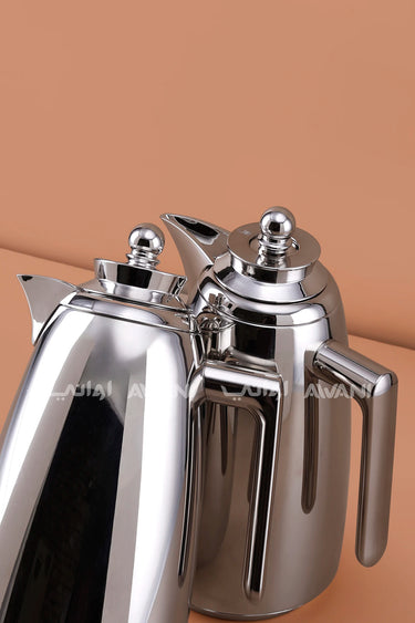 Vacuum Flask Set – 1L + 1L, Silver.