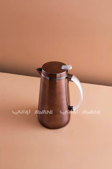 Brown  Flask – 0.7ML | Hot & Cold with Clear Handle