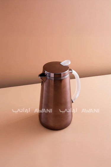Brown  Flask – 0.7ML | Hot & Cold with Clear Handle