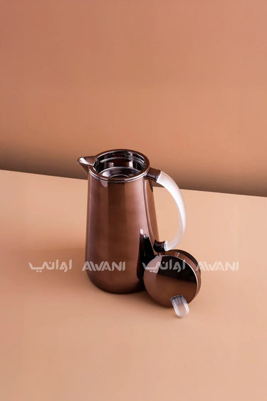 Brown  Flask – 0.7ML | Hot & Cold with Clear Handle