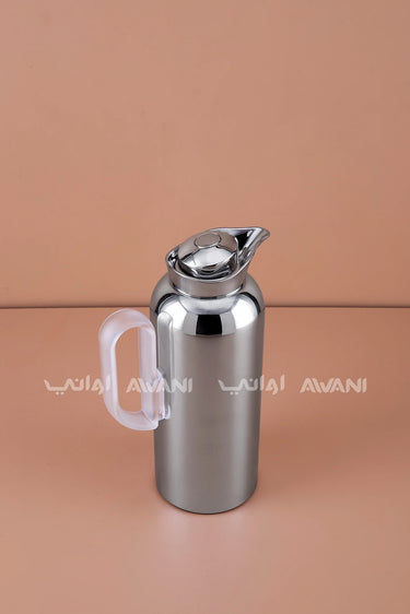 FLASK 1LTR SILVER/ICED HANDLE