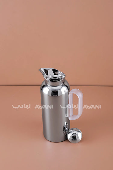 FLASK 1LTR SILVER/ICED HANDLE
