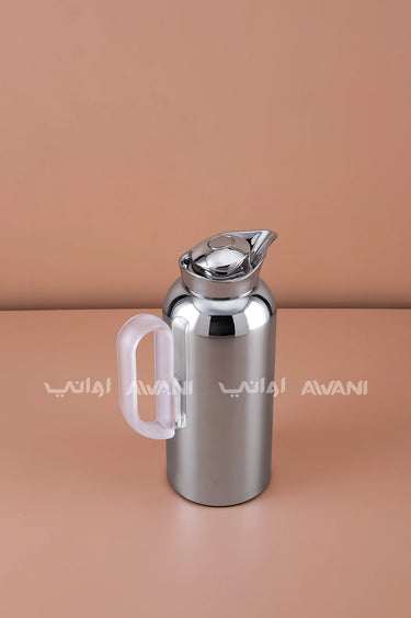 FLASK 0.75LTR SILVER/ICED HANDLE