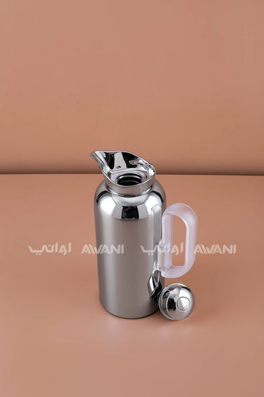 FLASK 0.75LTR SILVER/ICED HANDLE