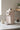 1.9L Thermal Beverage Flask Dispenser - Beige with Silver Accents.