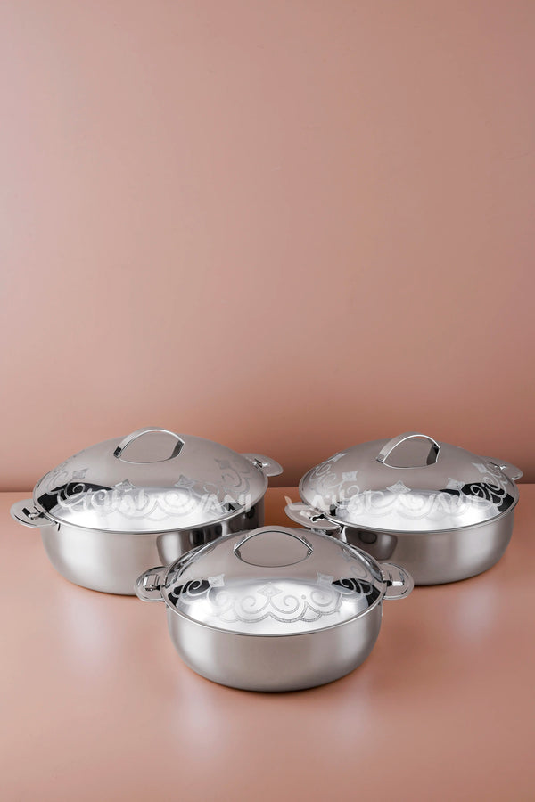 3/4/6 SILVER MEDIUM HOTPOT SET