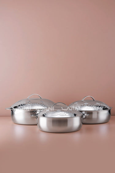 3/4/6 SILVER MEDIUM HOTPOT SET
