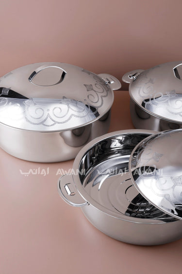 4/6/8  SILVER HOTPOT SET