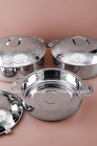 4/6/8  SILVER HOTPOT SET