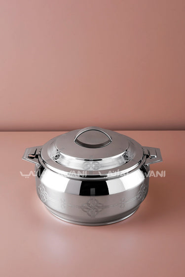 Silver Hot Pot Stainless Steel Casserole - 2000ML