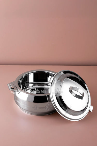 Silver Hot Pot Stainless Steel Casserole - 2000ML