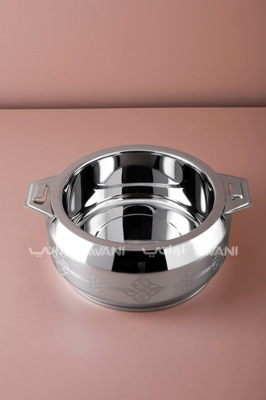 Silver Hot Pot Stainless Steel Casserole - 2000ML
