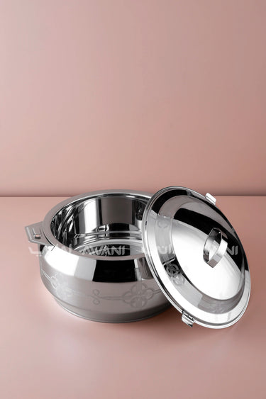 Silver Hot Pot Stainless Steel Casserole - 5000ML