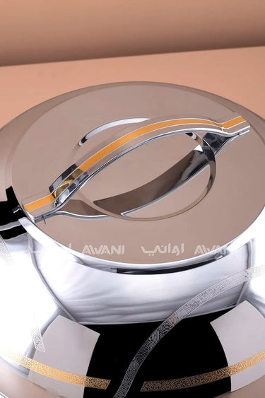 Gold Stainless Steel Hot Pot 8000ML – Hot & Fresh