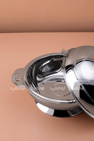 Silver Stainless Steel Hot Pot 2000ML – Hot & Fresh