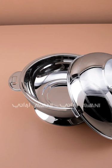 Silver Stainless Steel Hot Pot 3000ML – Hot & Fresh