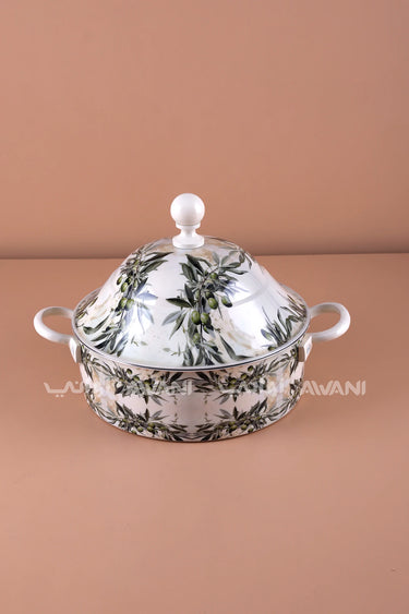 3.5 L Stainless Steel Insulated Hot Pot – Olive Design
