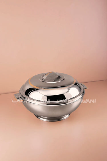 12500ML Stainless Steel Hot Pot Silver /Gold