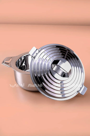 Insulated Stainless Steel Hot Pot – Silver Silver (500 ml)