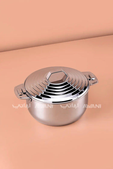 Insulated Stainless Steel Hot Pot – Silver Silver (2000 ml)