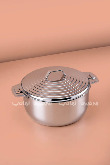 Insulated Stainless Steel Hot Pot – Silver Silver (2500 ml)