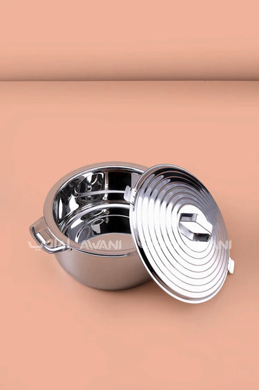 Insulated Stainless Steel Hot Pot – Silver Silver (2500 ml)