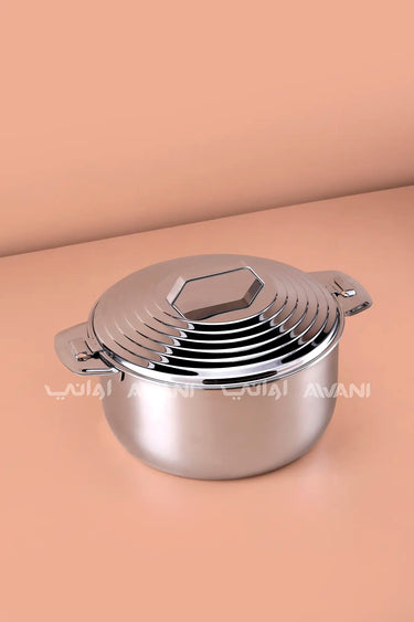 Insulated Stainless Steel Hot Pot – Silver Silver (3500 ml)