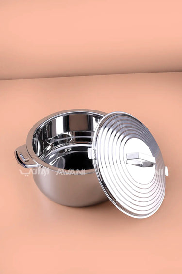 Insulated Stainless Steel Hot Pot – Silver Silver (5000 ml)