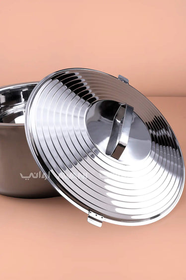 Insulated Stainless Steel Hot Pot – Silver Silver (5000 ml)