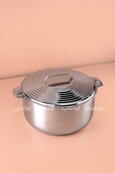 Insulated Stainless Steel Hot Pot – Silver Silver (10000 ml)