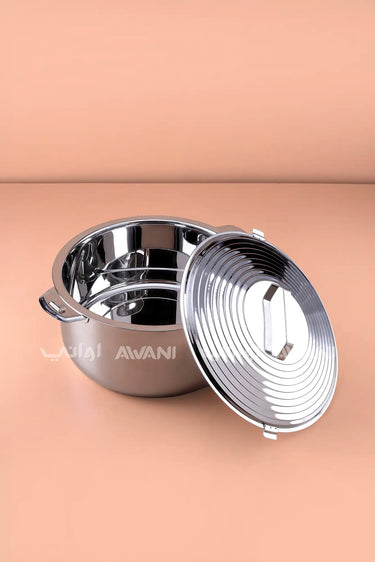 Insulated Stainless Steel Hot Pot – Silver Silver (10000 ml)