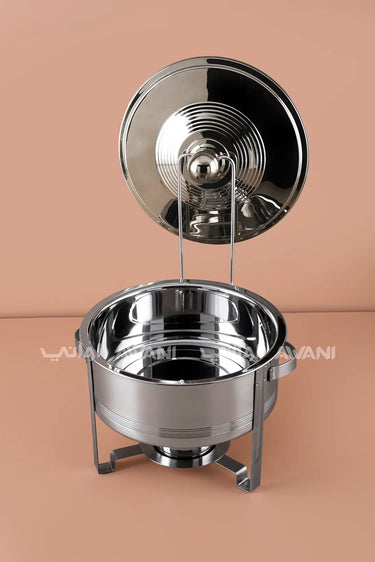 Stainless Steel Chafing Dish Set – Silver Buffet Food Warmer - 4000 ML