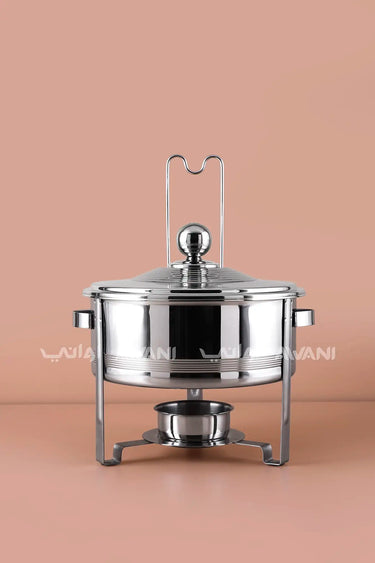 Stainless Steel Chafing Dish Set – Silver Buffet Food Warmer - 4000 ML