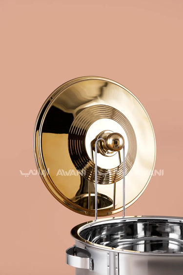 Stainless Steel Chafing Dish Set – Gold & Silver Buffet Food Warmer -8000 ML