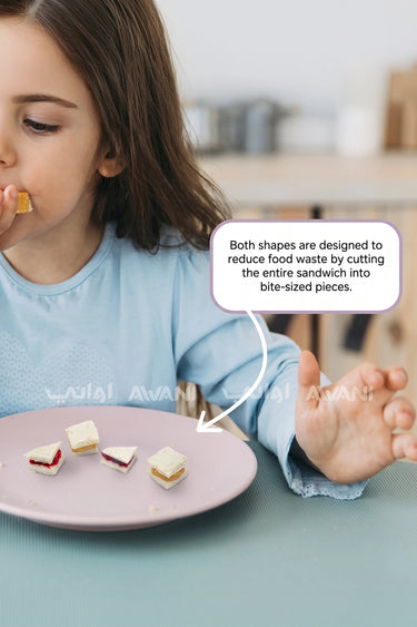Square & Triangle Sandwich Cutters: Fun, Bite-Sized Lunch