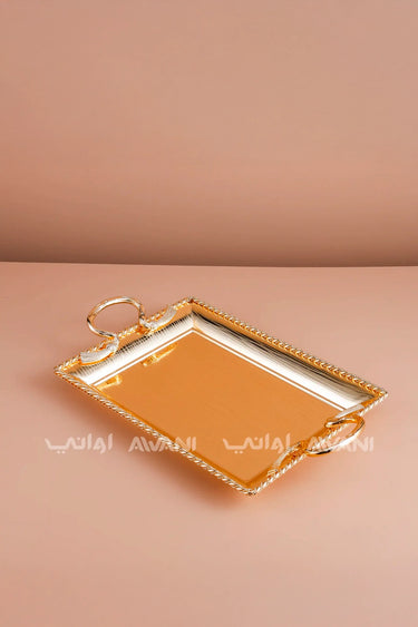 Metal Tray Gold