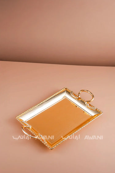 Metal Tray Gold