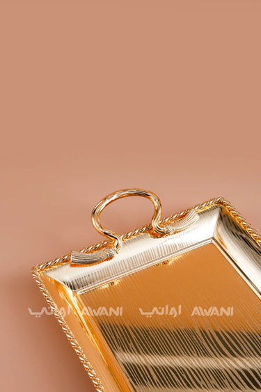 Metal Tray Gold