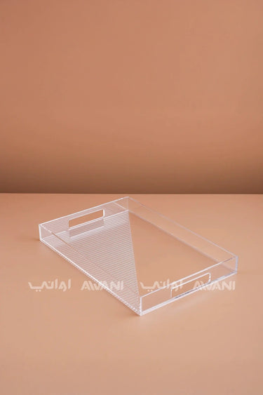 Sawani (Tray) - Silver and Clear