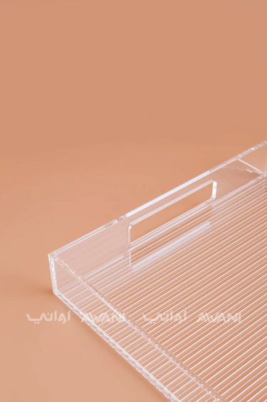 Sawani (Tray) - Silver and Clear
