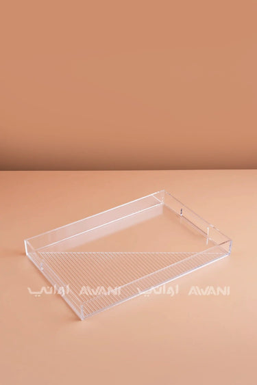 Sawani (Tray) - Silver and Clear