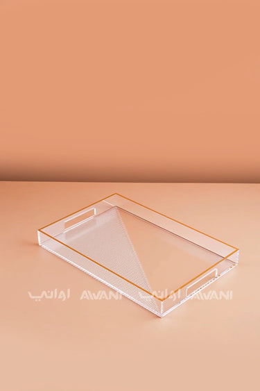 Sawani (Tray) - Gold and Clear