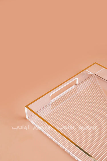 Sawani (Tray) - Gold and Clear