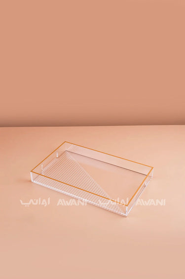 Sawani (Tray) - Gold and Clear