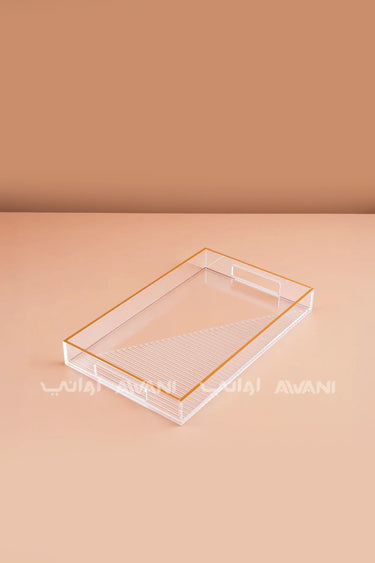 Sawani (Tray) - Gold and Clear